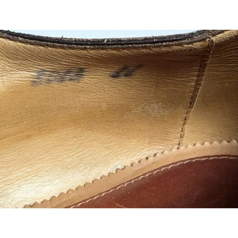 Silvano Sassetti Italy Size 11 Brown Captor Brogue Oxford Men’s Dress Shoes